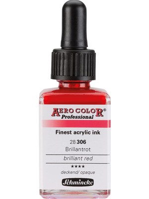 Aydenstore Aero Professional Akrilik Mürekkebi 28 ml 306 Brilliant Red