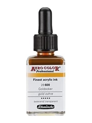 Aydenstore Aero Professional Akrilik Mürekkebi 28 ml 600 Ochre