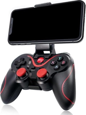 Aydenstore Evrensel Gamepad, USB Kablosuz Bluetooth 5.0 Joystick Tv Box Konsol Oyun Kumandası, Ios Cep Telefonu Tutucu Için X3