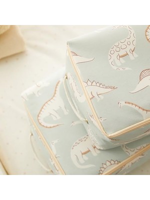 Aydenstore 2'li Çocuk Odası Dinozor Hurç Set 1 Adet 30 x 22 x 18/1 Adet 52 x 28 x 21 cm