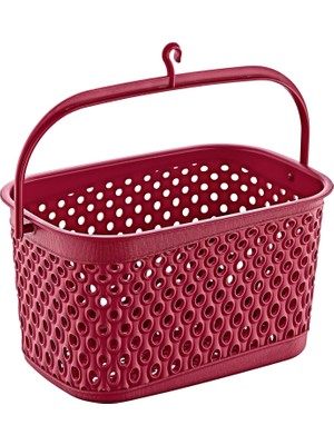 Aydenstore Smarteware Katre Mandal Sepeti 3 Lt Carmen Kırmızı