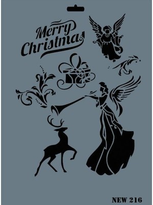 Pazarcan Rich New Seri N-216 Stencil 35X25 cm