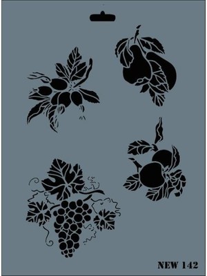 Pazarcan Rich New Seri N-142 Stencil 35X25 cm