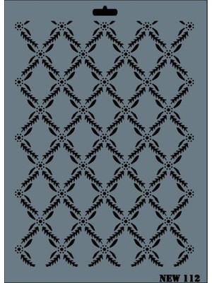 Pazarcan Rich New Seri N-112 Stencil 35X25 cm
