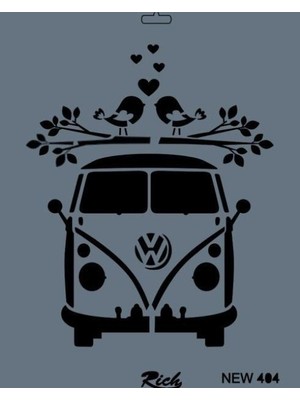 Pazarcan Rich New Seri N-404 Stencil 35X25 cm