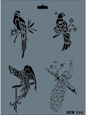 Pazarcan Rich New Seri N-144 Stencil 35X25 cm