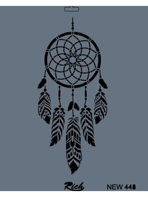 Pazarcan Rich New Seri N-448 Stencil 35X25 cm