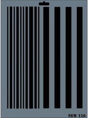 Pazarcan Rich New Seri N-150 Stencil 35X25 cm