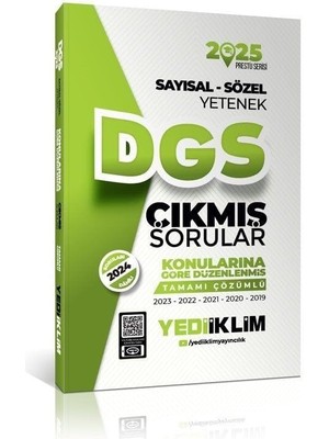 Aydenstore 2025 Dgs Sayısal-Sözel Yetenek Tamamı Çözümlü Konularına Göre Çıkmış Sorular
