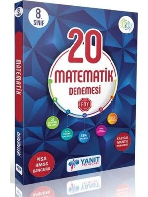 Aydenstore 8. Sınıf Çözümlü 20 Matematik Branş Denemesi