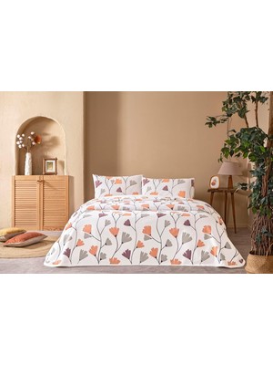 Aydenstore Baskılı Lassie Tek Kişilik Pike Takımı Kahverengi