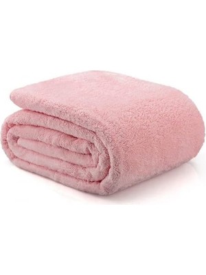 Aydenstore Battaniye Televizyon Battaniyesi Peluş Polar Battaniye Tek Kişilik 170 * 230 Gül Kurusu
