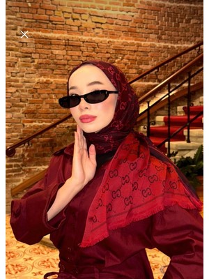 De Rosa Çift Taraflı Kaşmir Ipek Şal