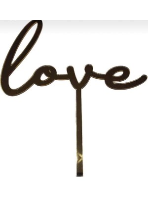 Güven Love Pasta Süsü Çubuk Pleksi