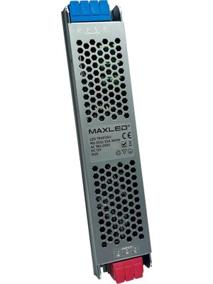 Maxled MX-3032 - 12V 30A | Slim Kasa LED Trafosu