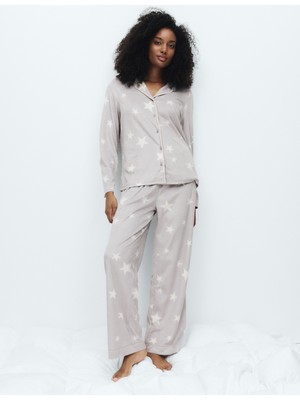 Marks & Spencer Desenli Pijama Takımı