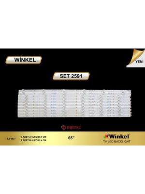 Winkel Tv LED Bar -2591 Takım 10 LU-K65WDF-A2113N21 K650WDF-K650WDF-65DS8800