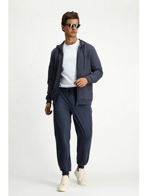 Kiğılı Regular Fit Pamuklu Baskılı Sweatpant / Eşofman Altı