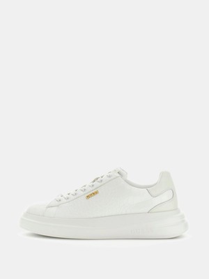 Guess Elba Erkek Beyaz Sneaker FMPELAELE12-WHITE