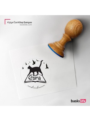 Baskı Life Kişiye Özel Kitap Damgası Kitap Mührü Kaşe Kitap Mühür Özel Damga 201