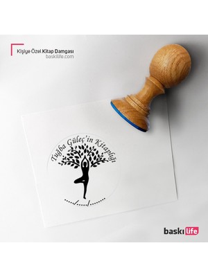 Baskı Life Kişiye Özel Kitap Damgası Kitap Mührü Kaşe Kitap Mühür Özel Damga 127