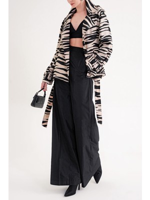 Societa Zebra Desen Anvelop kapama ceket 61184