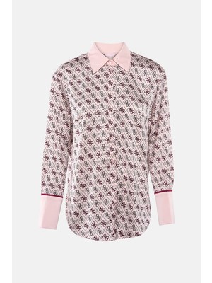 Guess Uzun Kollu Alexandra Kadın Çok Renkli Gömlek W4YH47WF1T2-P6GN