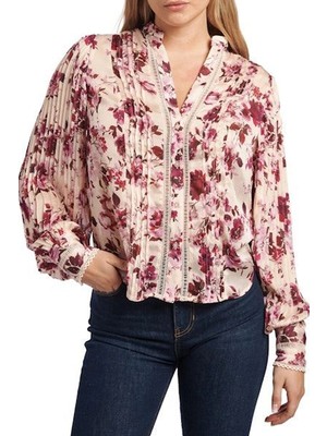 Guess Yeni Josette Uzun Kollu Kadın Pembe Gömlek W5RH16WDW82-PM6I