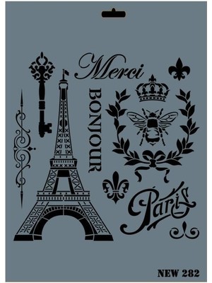 Pazarcan Rich New Seri N-282 Stencil 35X25 cm