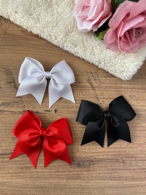 MELOKİDS 3 Lü Renkli Kurdele Toka Seti Klipsli