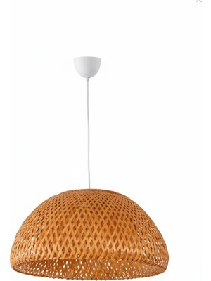 Gunbo Home Bohem Bambu Boja Pendant Sarkıt Avize Lamba 35 cm - Iskandinav, Modern, Bohem, Rattan Aydınlatma