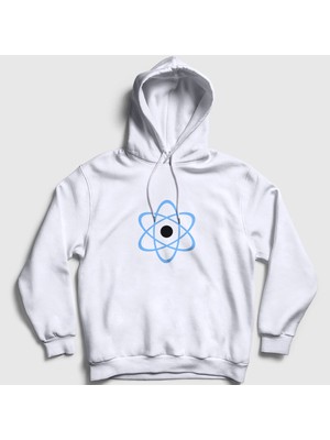 Presmono Unisex Beyaz Atom Jade Harley Homestuck Kapüşonlu Sweatshirt