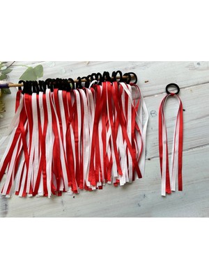 MELOKİDS Kurdele Dans Gösteri Bilek-Saç Tokası -10 Çift / 23 Nisan ,29 Ekim Çocuk Gösteri Bilekliği