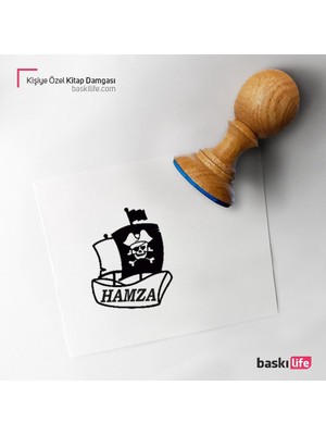 Baskı Life Kişiye Özel Kitap Damgası Kitap Mührü Kaşe Kitap Mühür Özel Damga 247