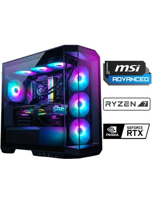 Xaser Pano X110 Ryzen 7 7800X3D 32GB Ddr5 Ram 1tb M.2 Nvme SSD 12GB RTX5070 Sıvı Soğutmalı Msi Oyuncu Oem Paket