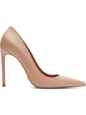 Jabotter %100 Deri Karamel Kadın Stiletto Monaco Deri10 cm Stiletto