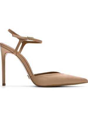 Jabotter %100 Saten Ten Kadın Stiletto Madrıd Saten 10 cm Stiletto