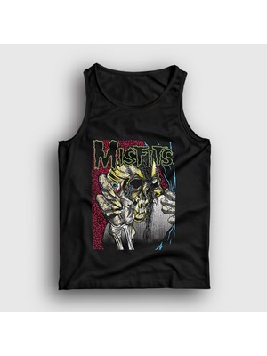 Presmono Unisex Siyah Eyeball Misfits Atlet