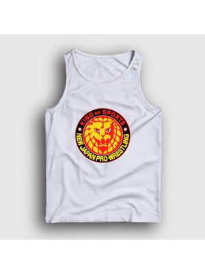 Presmono Unisex Beyaz Njpw Güreş New Japan Pro Wrestling Atlet
