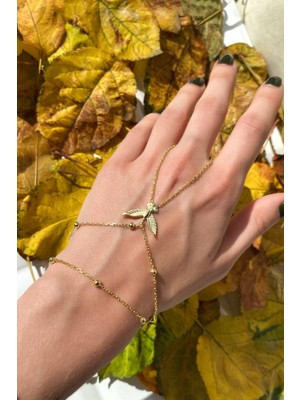 Spossy Silver Jewelry Top Zincirli Kuş Şahmeran