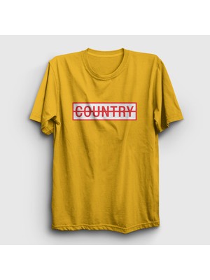 Presmono Unisex Sarı Country Sakamoto Days T-Shirt