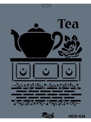 Pazarcan Rich New Seri N-434 Stencil 35X25 cm