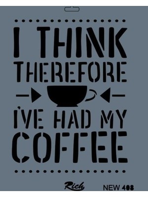 Pazarcan Rich New Seri N-408 Stencil 35X25 cm