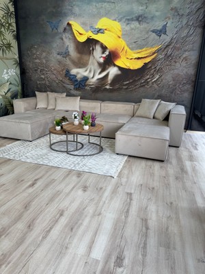 Erduran Mobilya Angelo 6 Modül Bayb Face 03 Köşe Koltuk Takımı