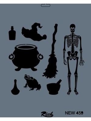 Pazarcan Rich New Seri N-459 Stencil 35X25 cm