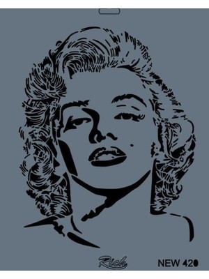 Pazarcan Rich New Seri N-420 Stencil 35X25 cm