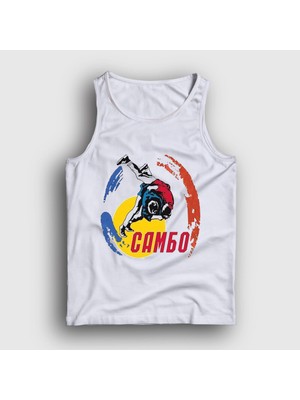 Presmono Unisex Beyaz Throw Ufc Mma Dövüşçü Sambo Atlet