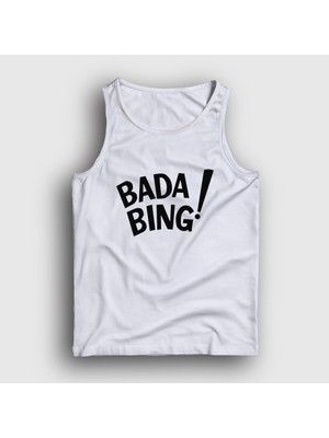Presmono Unisex Beyaz Bada Bing V2 Sopranos Atlet