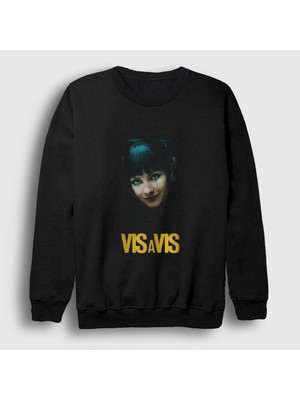 Presmono Unisex Siyah Zulema Zahir Vis A Vis Sweatshirt