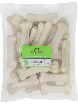 Hype Store Beyaz Pres Kemik 7,5 Santimetre 25’li 500 Gram Köpek Ödül Maması